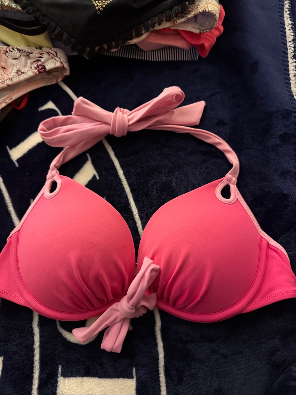 Victoria's Secret Pink Halter Push-Up Bikini Top